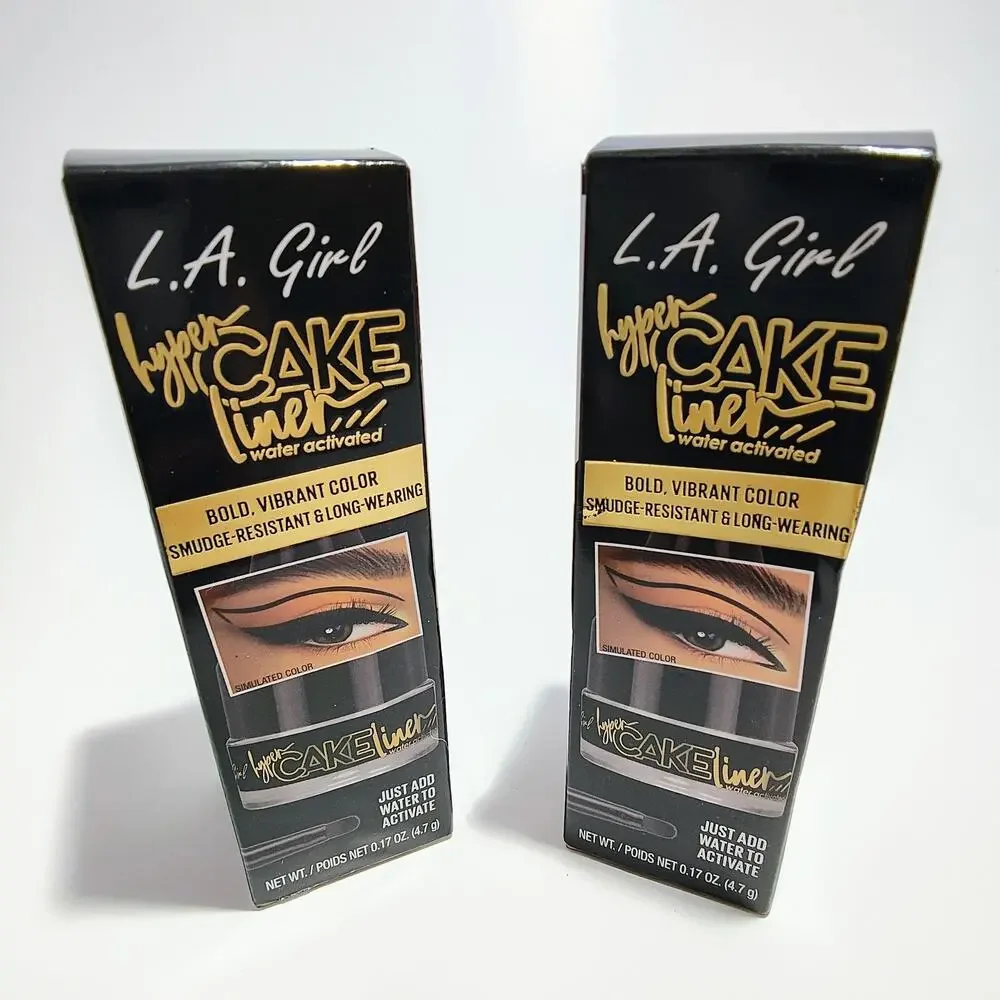L.A. Girl Hyper Cake Liner Water Activated‎ Smoked Out Black 2 Pack